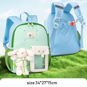 New Model Kindergarten Cartoon Schoolbag Polyester Lining Zipper Durable Design for Boys Girls Ages 2-6 Compact Mini-Size