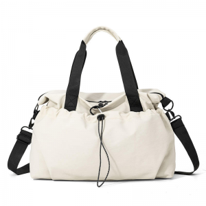 Dry Wet Separation Nylon Fitness Bag Zipper Hasp Closure Eco-Friendly Men Women Compact Bag Short Trips Business Travel Bag