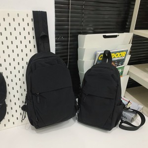 Nylon Outdoor Travel Bag Stylish Versatile Cross-Body Backpack Casual Student Multi-Functional Universal Bag Sling Bag