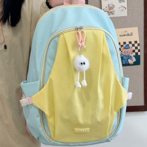 New Multi-layer Large-capacity Student Backpack with Waterproof Polyester Lining Lightweight Portable for Outdoor Sports Travel