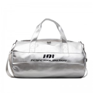 Wholesale Fashion PU Zipper Travel Bags Large Capacity Fitness Dry Wet Separated Sports Handbags Soft Leather Crossbody Carry-on