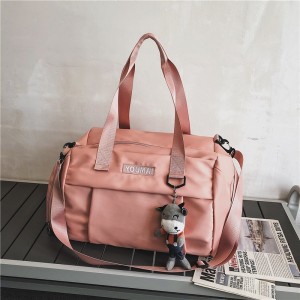 Fashion Trend Travel Bag College Student Sports Yoga Fitness Luggage Bag Lightweight Large Capacity Unisex Eco-Friendly Foldable