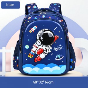 3D PVC Schoolbag – Lightweight, Fashionable, Breathable Children’s Double-shoulder Bag with Cartoon Design for Primary School