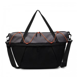 Dry Wet Separation Nylon Fitness Bag Zipper Hasp Closure Eco-Friendly Men Women Compact Bag Short Trips Business Travel Bag