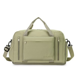 2026 Minimalist Autumn New Style Unisex Sporty Casual Oxford Lightweight Zipper Large Capacity Shoulder Bag for Short Travel