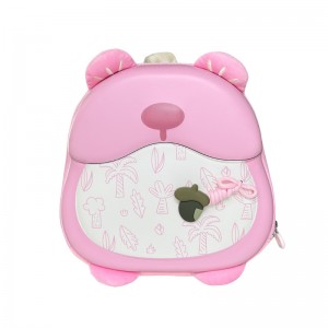Kindergarten and Primary School Student Schoolbag – Cute Little Bear Double-shoulder Bag for Boys and Girls