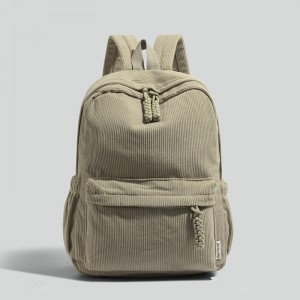 Zipper Waterproof Backpack Women’s Commuting College Student Double-Shoulder Bag Casual Versatile Large