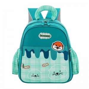 Cartoon Children’s Backpack-Cute Baby Outdoor Bag-Kindergarten Schoolbag Polyester Zipper Closure Durable Softback