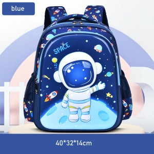 3D PVC Schoolbag – Lightweight, Fashionable, Breathable Children’s Double-shoulder Bag with Cartoon Design for Primary School