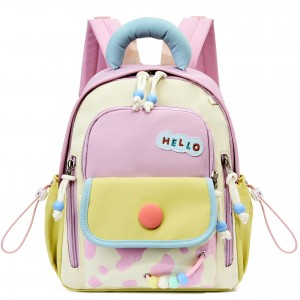 New Oxford Cute Houndstooth Children’s Schoolbag Multi-Color Design High Appearance Quality Trendy Small Backpack
