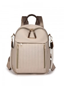 2026 New Korean-style Multi-purpose Women’s Nylon Backpack Polyester Zipper Large Capacity Water-Resistant Travel Double