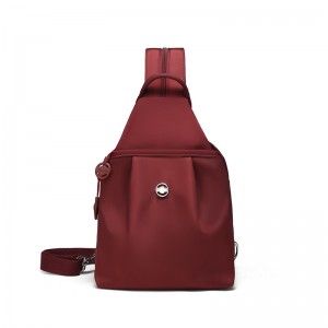 Buehlee Multi-layer Polyester Cloth Cross-body Women’s Bag New Multi-purpose Ostrich Pattern Zipper Closure Large Capacity