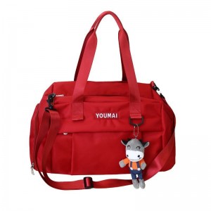 Fashion Trend Travel Bag College Student Sports Yoga Fitness Luggage Bag Lightweight Large Capacity Unisex Eco-Friendly Foldable