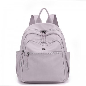 Buehlee 2026 Oxford Waterproof Backpack Custom Logo Retractable Strap Cell Phone Pocket-Fashion Women’s Daily Use Travel Bag