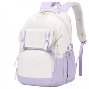 Unisex Schoolbag Korean Harajuku School-Style Backpack for Junior High High School Students New Trendy Double-Shoulder Polyester