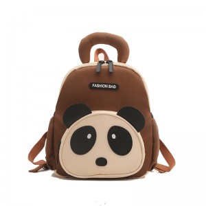 New Model Kindergarten Small Oxford Schoolbag Houndstooth Soft Handle Backpack Children Aged 3-6 Suitable Both Boys Girls