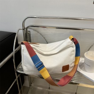 2026 Fashion Beautiful Minimalist Small Women’s Canvas Bags Large Capacity Cross-Body Strap Lightweight Design Sling Bag