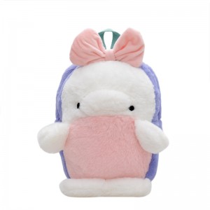 New Cartoon Plush Little Turtle Backpack – Cute Underwater Animal Doll Bag – Girl-style Backpack for Going Out and Commuting