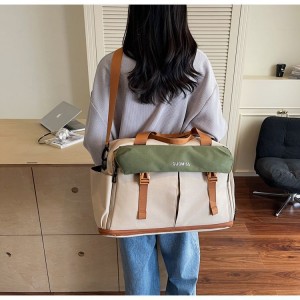 Fashionable Polyester Unisex Large Capacity Fitness Travel Bag Dry Wet Compartments Lightweight Backpack & Shoulder Bag