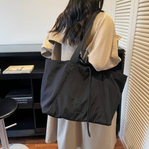 Buehlee Zipper Closure Minimalist Fitness Training Bag Lightweight Breathable Hand-held Travel Bag Unisex Korean Style Bag