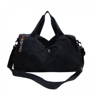Yoga Fitness Bag Lightweight Nylon Zipper Fashion Hand-Held Single-Shoulder Sports Storage Dry Wet Separation Large Capacity