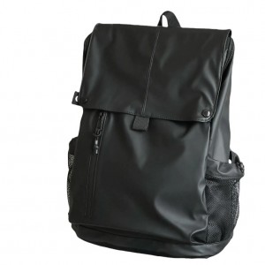 Fashion Waterproof PU Leather Large-Capacity Backpack USB Charging Port Air Cushion Belt Zipper Closure for Daily