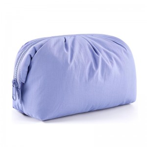 New Cute Bow Zipper Nylon Travel Makeup Bag-Portable Cosmetics Storage for Bag