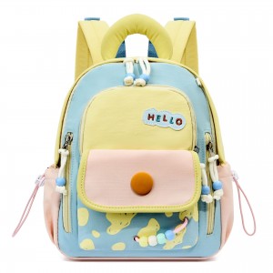New Oxford Cute Houndstooth Children’s Schoolbag Multi-Color Design High Appearance Quality Trendy Small Backpack