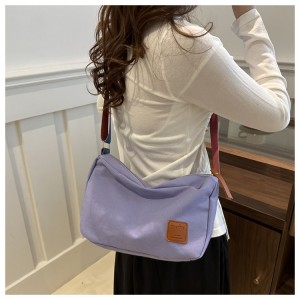 2026 Fashion Beautiful Minimalist Small Women’s Canvas Bags Large Capacity Cross-Body Strap Lightweight Design Sling Bag