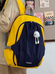 New Multi-layer Large-capacity Student Backpack with Waterproof Polyester Lining Lightweight Portable for Outdoor Sports Travel