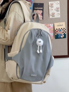 New Multi-layer Large-capacity Student Backpack with Waterproof Polyester Lining Lightweight Portable for Outdoor Sports Travel