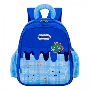 Cartoon Children’s Backpack-Cute Baby Outdoor Bag-Kindergarten Schoolbag Polyester Zipper Closure Durable Softback