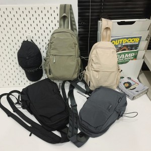 Nylon Outdoor Travel Bag Stylish Versatile Cross-Body Backpack Casual Student Multi-Functional Universal Bag Sling Bag