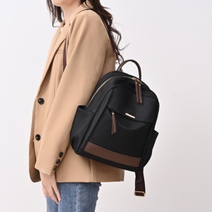 2026 New Style Women’s Double Shoulder Bag Large Capacity Lightweight Waterproof Casual Travel Backpack Oxford Simple Design