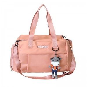 Fashion Trend Travel Bag College Student Sports Yoga Fitness Luggage Bag Lightweight Large Capacity Unisex Eco-Friendly Foldable