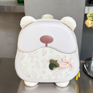 Kindergarten and Primary School Student Schoolbag – Cute Little Bear Double-shoulder Bag for Boys and Girls