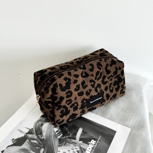 Cross-border New Product Niche Design Bow Pattern Polyester Zipper Makeup Bag Big Opening Easy Access Large-capacity Cosmetic