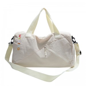 Yoga Fitness Bag Lightweight Nylon Zipper Fashion Hand-Held Single-Shoulder Sports Storage Dry Wet Separation Large Capacity