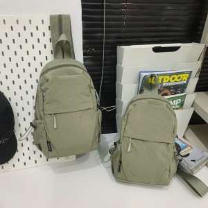 Nylon Outdoor Travel Bag Stylish Versatile Cross-Body Backpack Casual Student Multi-Functional Universal Bag Sling Bag