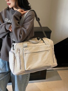 Light Weight Large Capacity Casual Premium Expandable Multi-Functional Storage Tote Bag for Business Travel & Fitness Luggage