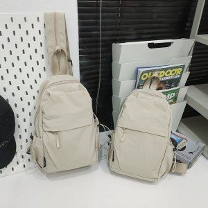 Nylon Outdoor Travel Bag Stylish Versatile Cross-Body Backpack Casual Student Multi-Functional Universal Bag Sling Bag