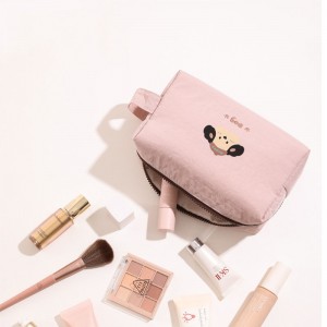Cute, Simple, Large-capacity, Water-resistant, Portable Toiletry Bag for Women, Travel Cosmetic Bag Organizer