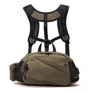 New Unisex Dual-Shoulder Backpack with Nylon Zipper Waterproof for Outdoor Travel Waist & Chest Bags