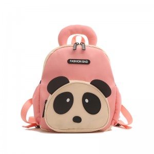 New Model Kindergarten Small Oxford Schoolbag Houndstooth Soft Handle Backpack Children Aged 3-6 Suitable Both Boys Girls