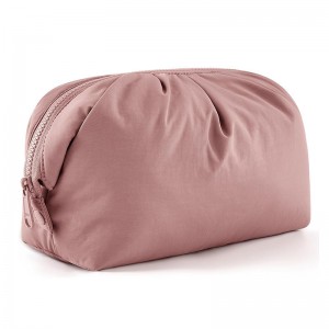 New Cute Bow Zipper Nylon Travel Makeup Bag-Portable Cosmetics Storage for Bag