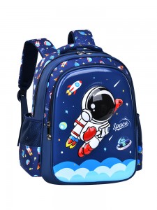 3D PVC Schoolbag – Lightweight, Fashionable, Breathable Children’s Double-shoulder Bag with Cartoon Design for Primary School