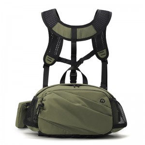 New Unisex Dual-Shoulder Backpack with Nylon Zipper Waterproof for Outdoor Travel Waist & Chest Bags