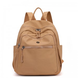 Buehlee 2026 Oxford Waterproof Backpack Custom Logo Retractable Strap Cell Phone Pocket-Fashion Women’s Daily Use Travel Bag