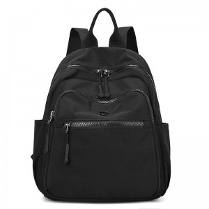 Buehlee 2026 Oxford Waterproof Backpack Custom Logo Retractable Strap Cell Phone Pocket-Fashion Women’s Daily Use Travel Bag