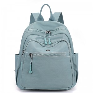 Buehlee 2026 Oxford Waterproof Backpack Custom Logo Retractable Strap Cell Phone Pocket-Fashion Women’s Daily Use Travel Bag